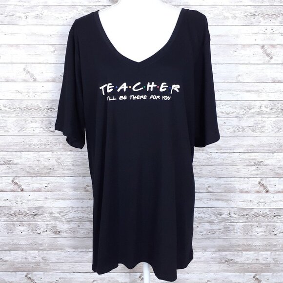 Lane Bryant Tops - Lane Bryant Womens Tee 26/28 VNeck Teacher 459